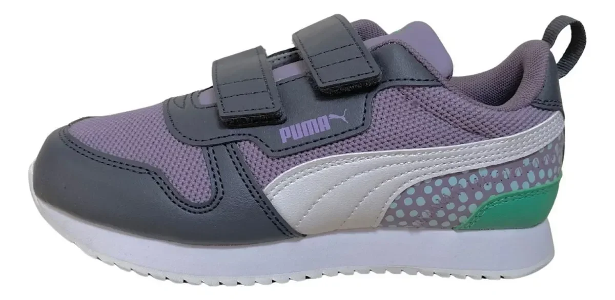 Tenis Lila/gris Puma Niña — foto 5