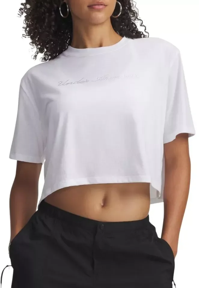 UA POLERA W WM CROP SS — foto 3