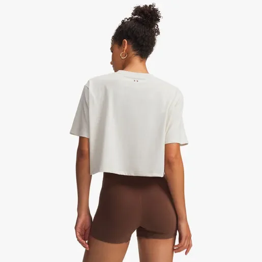 UA POLERA W SCRIPTHEART CROP SS — foto 2