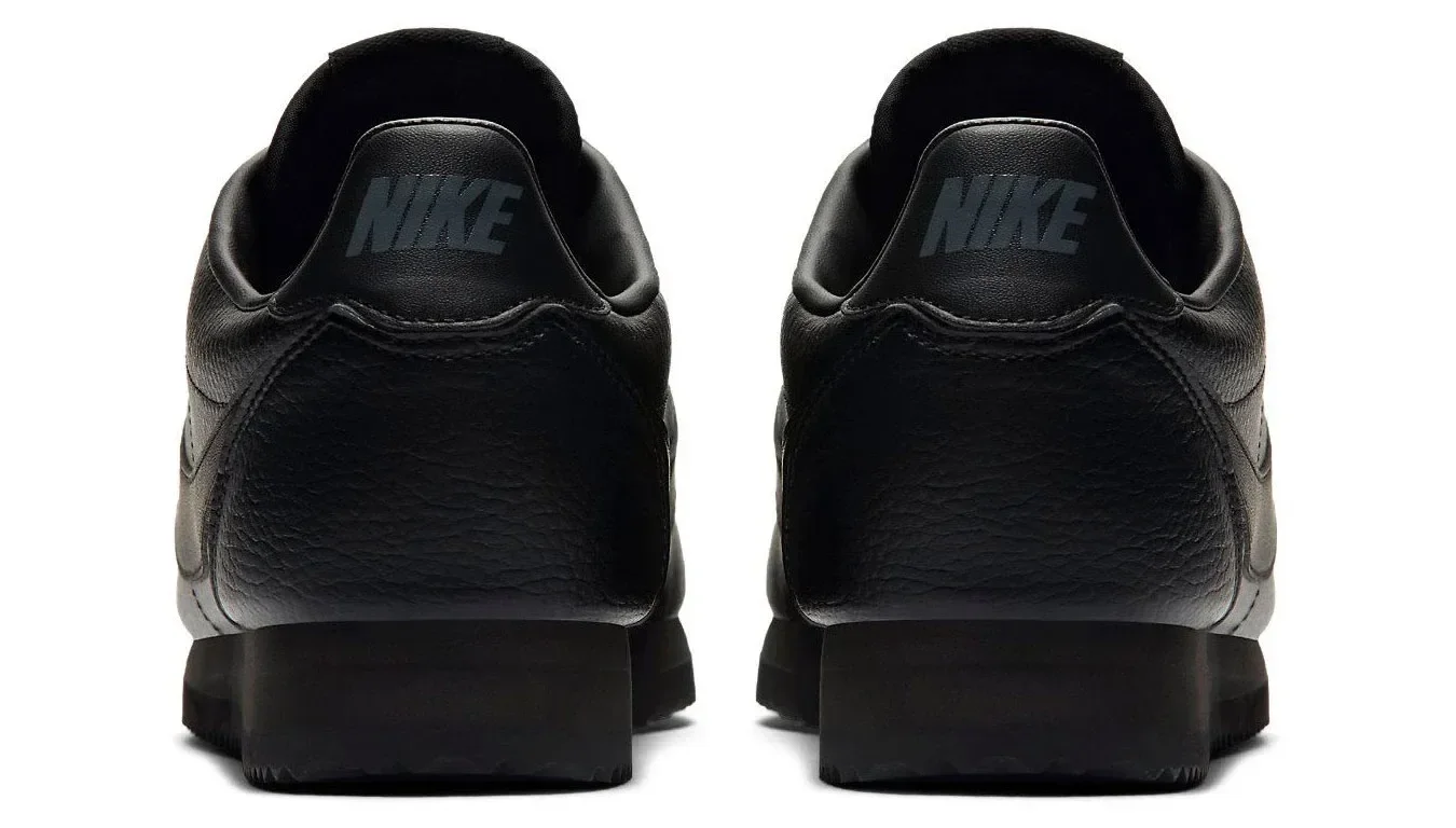 Nike Classic Cortez Leather Triple Black — foto 2