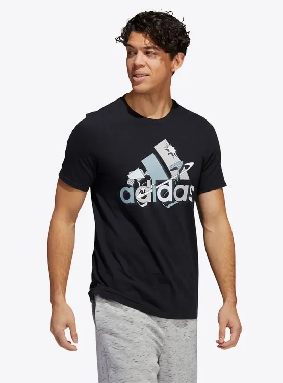 ADIDAS POLERA M MULT BOS G T — foto 1