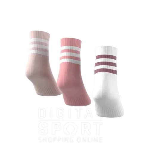 Medias Acolchadas 3 Tiras Sportswear Corte Bajo 3 Pares — foto 2