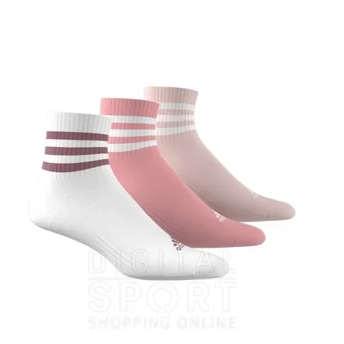 Medias Acolchadas 3 Tiras Sportswear Corte Bajo 3 Pares — foto 3