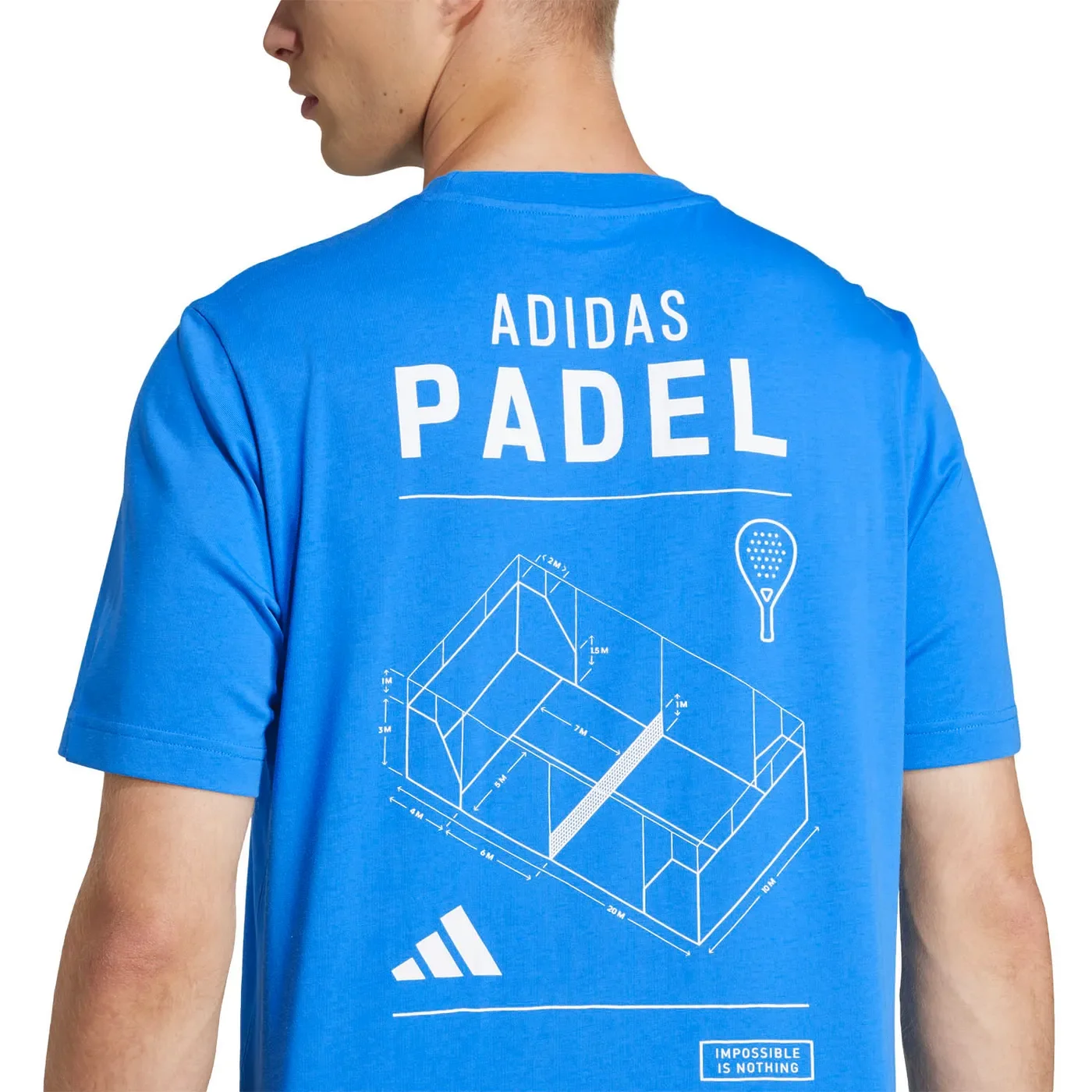 ADIDAS POLERA M PADEL CAT G T — foto 4