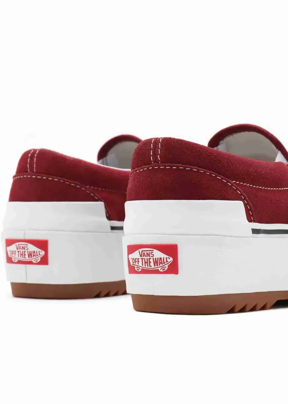 Classic Slip On Platform Red Suede Pomegranate Sneakers — foto 3